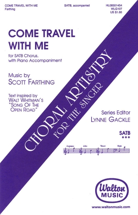 Come Travel with Me SATB Chorpartitur