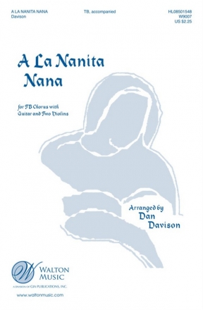 A La Nanita Nana TB Chorpartitur
