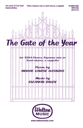 Eleanor Daley, The Gate of the Year SSAA a Cappella Chorpartitur