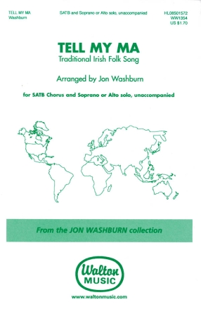 Tell My Ma SATB a Cappella Chorpartitur