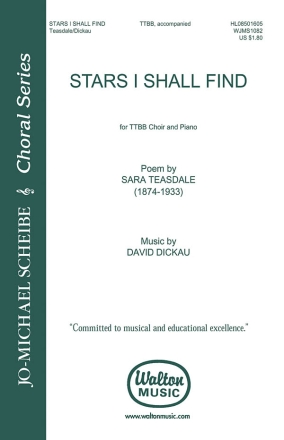 David Dickau, Stars I Shall Find TTBB Chorpartitur