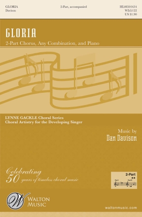 Dan Davison, Gloria 2-Part Choir Chorpartitur