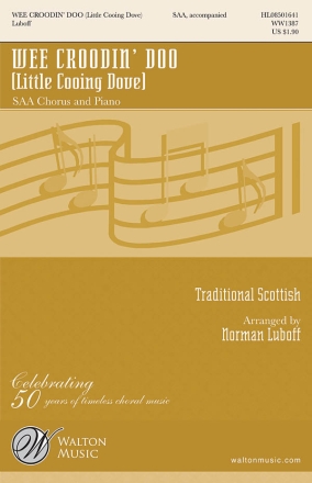 Traditional, Wee Croodin' Doo SAA Chorpartitur