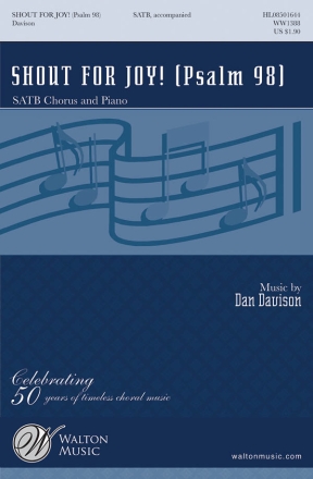 Dan Davison, Shout for Joy! SATB Chorpartitur