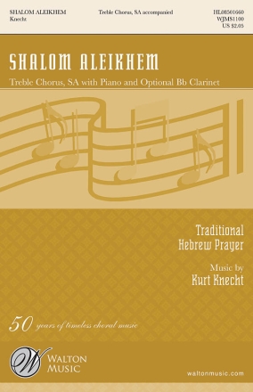 Kurt Knecht, Shalom Aleikhem SA Chorpartitur