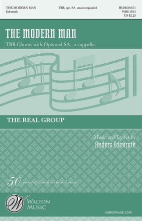 Anders Edenroth, The Modern Man TBB, opt. SA a Cappella Chorpartitur