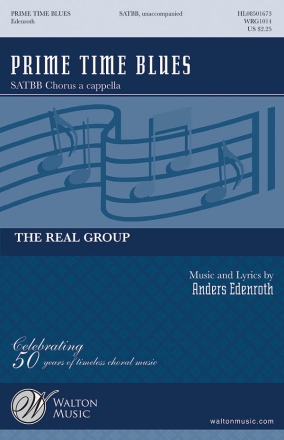 Anders Edenroth, Prime Time Blues SATBB a Cappella Chorpartitur