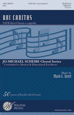 Mark Sirett, Ubi Caritas SATB a Cappella Chorpartitur