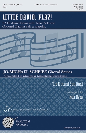 Traditional, Little David, Play! SATB a Cappella Chorpartitur