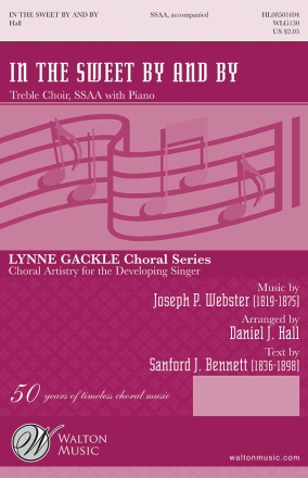 Joseph Webster, In the Sweet By and By SSAA Chorpartitur