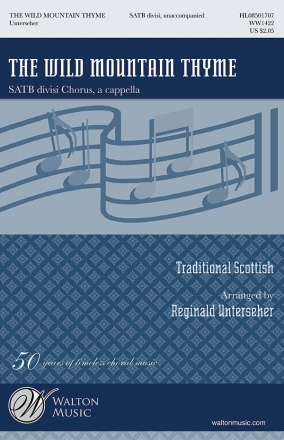 Traditional, The Wild Mountain Thyme SATB a Cappella Chorpartitur