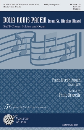 Franz Joseph Haydn, Dona Nobis Pacem SATB with Soloists Chorpartitur
