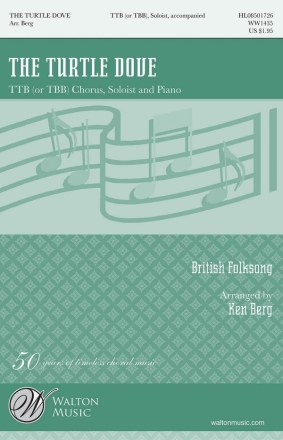 Traditional, The Turtle Dove TTB [or TBB] and Soloist Chorpartitur