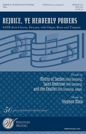 Stephen Main, Rejoice, Ye Heavenly Powers SATB Chorpartitur