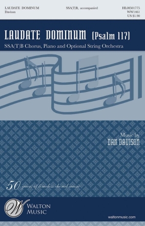 Dan Davison, Laudate Dominum SSA[T]B Chorpartitur