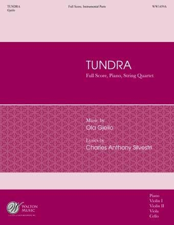 Ola Gjeilo, Tundra Streichquartett Partitur + Stimmen