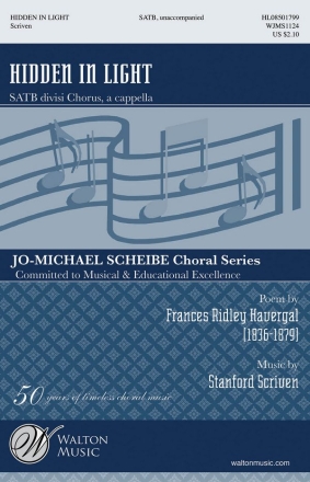 Stanford Scriven, Hidden in Light SATB a Cappella Chorpartitur