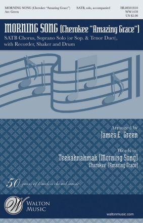 Traditional, Morning Song SATB Chorpartitur
