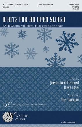 Dan Davison, Waltz for an Open Sleigh SATB Chorpartitur