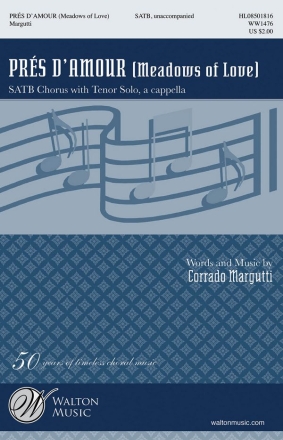 Corrado Margutti, Prs d'amour SATB a Cappella Chorpartitur