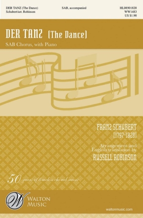 Franz Schubert, Der Tanz SAB Chorpartitur