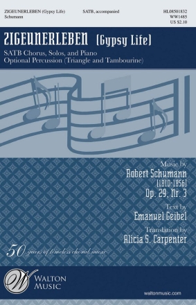 Robert Schumann, Zigeunerleben SATB/Soli Chorpartitur