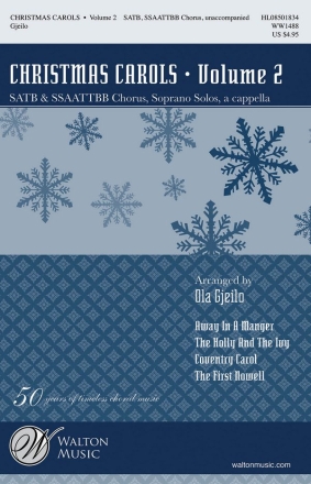 Christmas Carols vol.2 for mixed chorus (SATB &SSAATTBB) a cappella score