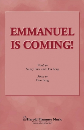 Don Besig_Nancy Price, Emmanuel Soon Will Appear SATB Chorpartitur