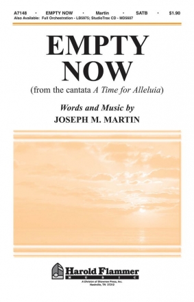 Joseph M. Martin, Empty Now from A Time for Alleluia SATB Chorpartitur