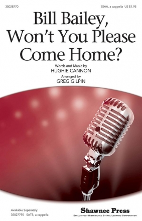 Won't You Please Come Home? for female choir (SSAA) a Cappella choral score