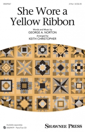 George A. Norton, She Wore a Yellow Ribbon 2-Part Choir Chorpartitur