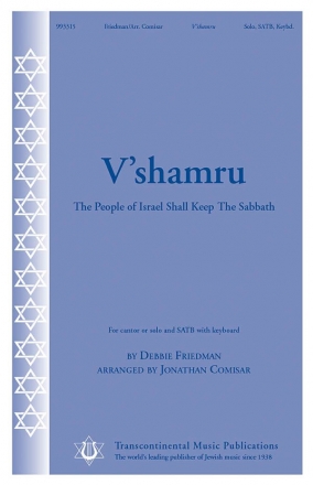 Debbie Friedman, V'shamru SATB Chorpartitur