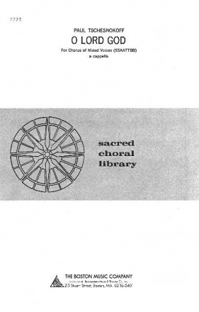 Pavel Chesnokov, O Lord God SSAATTBB Chorpartitur