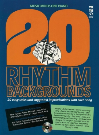 20 Rhythm Backgrounds Klavier Buch + CD