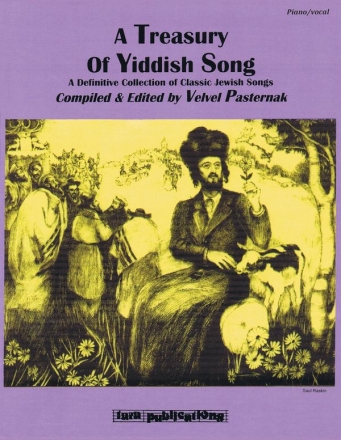 A Treasury of Yiddish Song  Songbook Melodyline, Lyrics and Chords