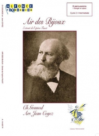 Johann Faust_Jean Coyez, Air Des Bijoux 2 Vibraphones, 1 Glock, 1 Xylo, 2 Marimbas, 1 Triangle Partitur + Stimmen