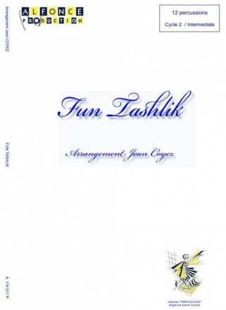 Jean Coyez, Fun Tashlik Percussionensemble Partitur + Stimmen