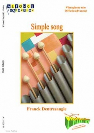 Franck Dentresangle, Simple Song Vibraphone Solo Buch