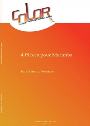 Jesus Ramirez, 4 Pieces Pour Marimba Marimba Buch