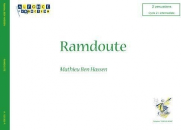 Mathieu Ben Hassen, Ramdoute Percussionensemble Partitur + Stimmen