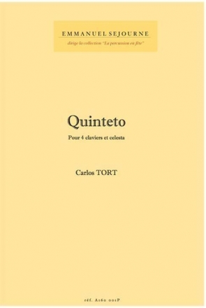 Carlos Tort, Quinteto 2 Vibraphones, Marimba, Marimba Basse, Celesta Partitur + Stimmen