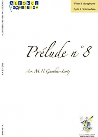 M.H. Gauthier-Lurty_Claude Debussy, Prelude N8 Flute, Vibraphone Buch