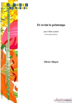 Olivier Miquel, Et Revint Le Printemps Flte und Klavier Buch