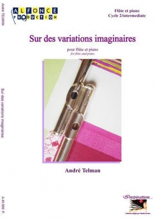 Andr Telman, Sur Des Variations Imaginaires Flte und Klavier Buch