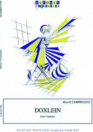 Benoit Cambreling, Doxlein Timbales [Timpani] Buch