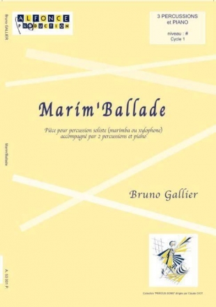 Bruno Gallier, Marim Ballade ( Piano) Percussionensemble Partitur + Stimmen