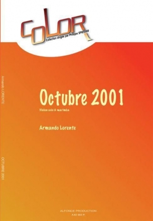 Armando Lorente, Octubre 2001 Violon, Marimba Buch
