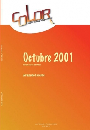 Armando Lorente, Octubre 2001 Violon, Marimba Buch