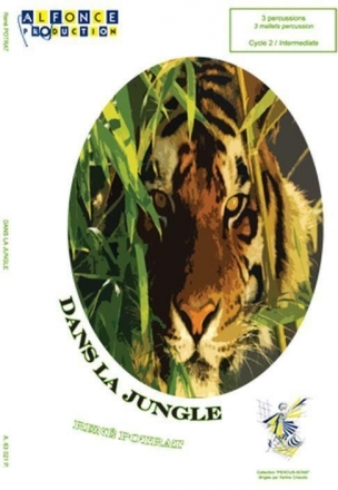 Rene Potrat, Dans La Jungle Xylo, 2 X Marimbas 5 Octaves Partitur + Stimmen