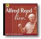 Alfred Reed Live! Vol. 4 Concert Band CD